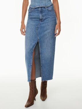Denim Forum The 90s Vintage Maxi Skirt Size 28